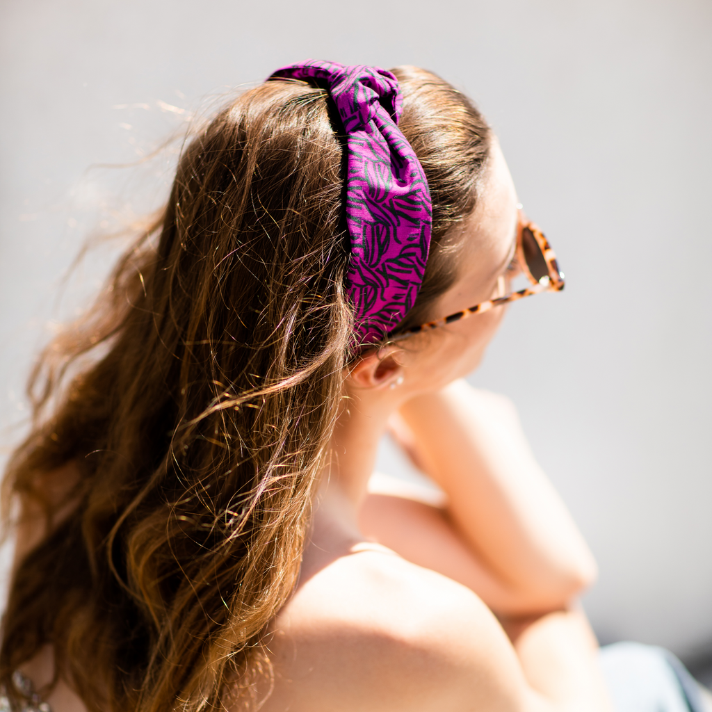 Fuchsia Safari Headband (Limited Edition) - Kate Whyley