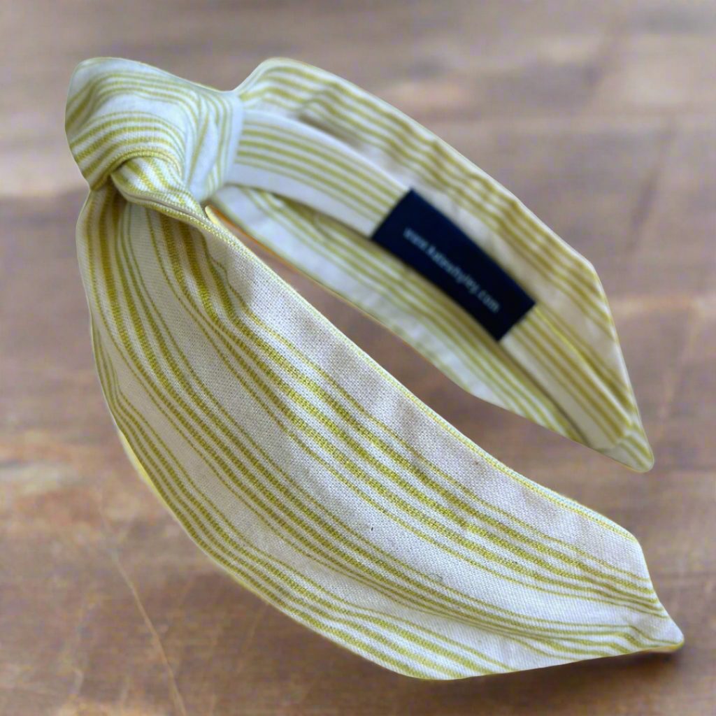 Citrine design -  handmade knotted headband - Kate Whyley -  - #tag1# - #tag2# - #tag3#