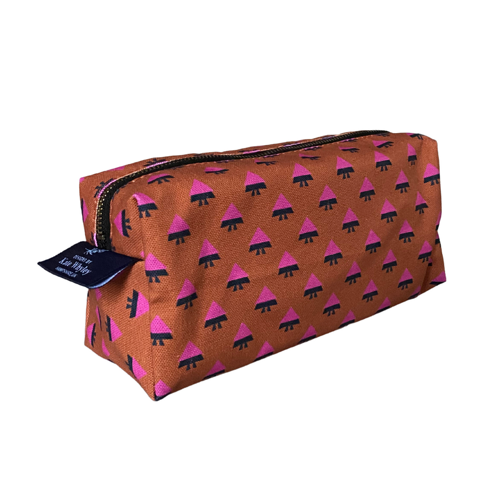 Funky neon triangle print 'Knockout' pouch - Kate Whyley -  - #tag1# - #tag2# - #tag3#