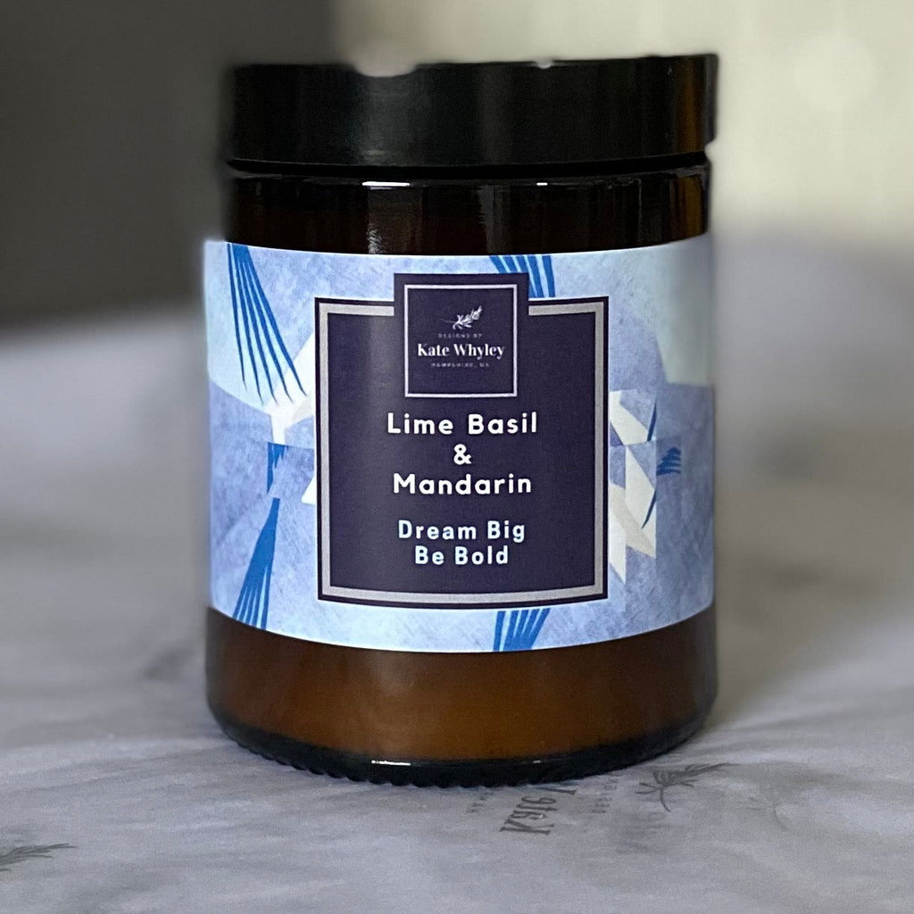 Lime, Basil & Mandarin Candle - 2 Sizes available - Kate Whyley -  - #tag1# - #tag2# - #tag3#