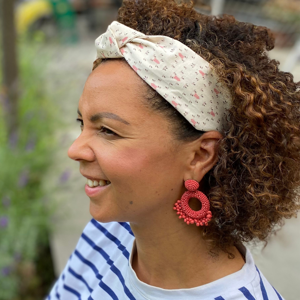Pastel pink headband - Kate Whyley -  - #tag1# - #tag2# - #tag3#