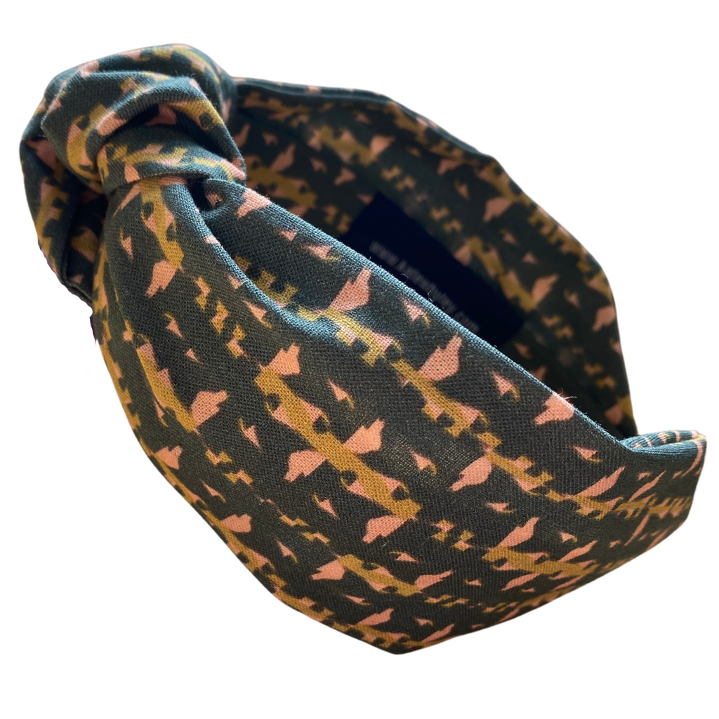 Wilderness Green  -  handmade knotted headband - Kate Whyley -  - #tag1# - #tag2# - #tag3#