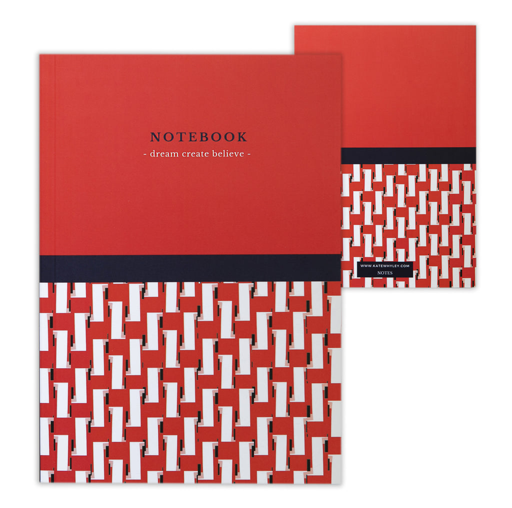 Kate Whyley Valencia Spritz Journal front and back covers on white background